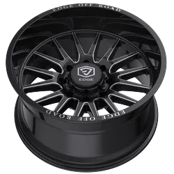 EDGE OFF ROAD 305BM 17X9 GLOSS BLACK W/MILLED ACCENTS